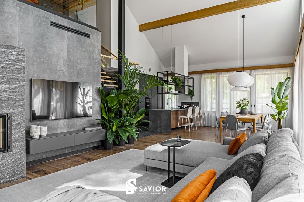 Căn nhà thiết kế thông thoáng, tận dụng nguồn ánh sáng tự nhiên tối đa