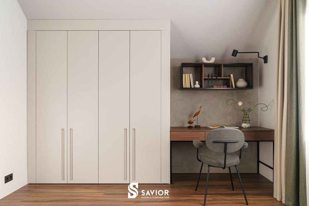 Tủ quần áo kịch trần tối ưu hóa không gian