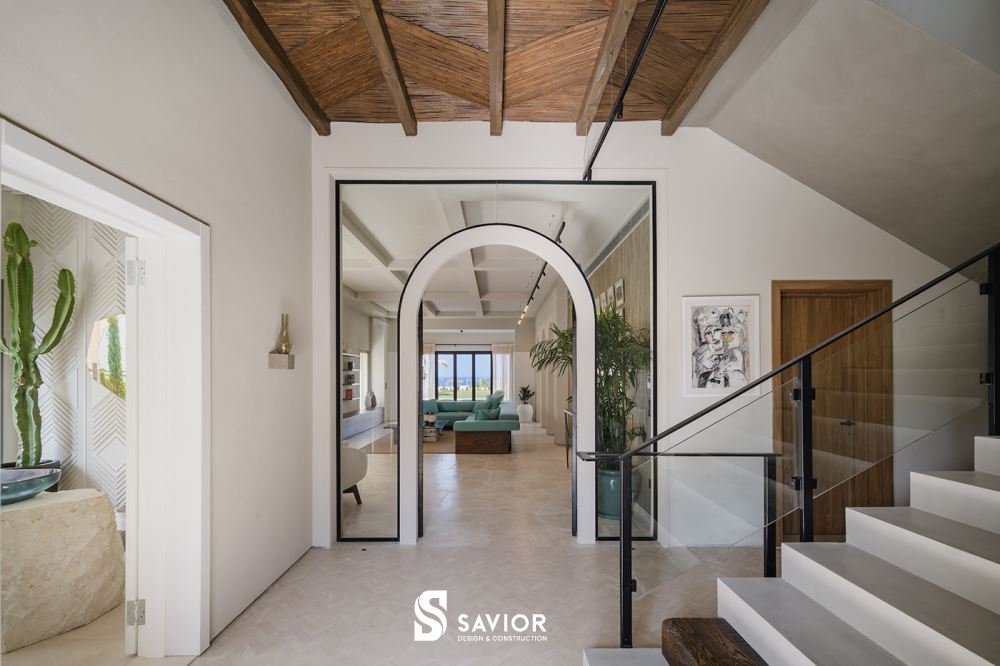 Tông màu trắng nhẹ nhàng làm chủ đạo trong thiết kế biệt thự phong cách Scanndinavian