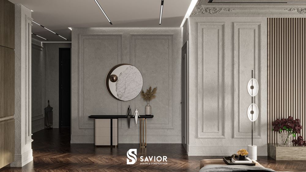 Phong cách tân cổ điển thường lựa chọn những gam màu nhã nhặn, tinh tế