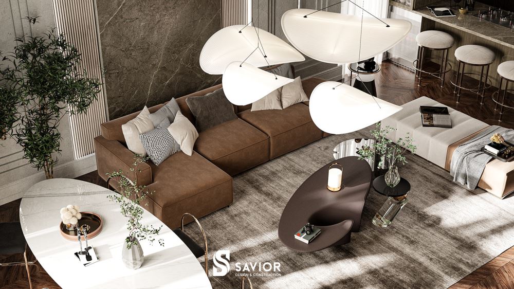 Sử dụng thảm trải sàn tăng thêm sự ấm cúng cho không gian