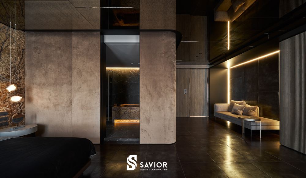 Nội thất âm tường giúp không gian thêm rộng rãi