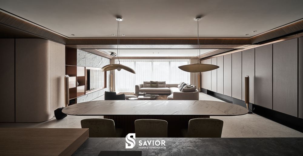 Không gian căn hộ rộng rãi, thông thoáng và tiện nghi