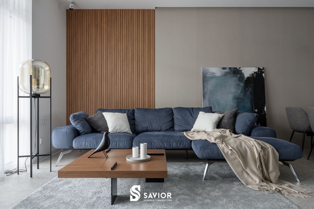 Nội thất với đặc điểm chân cao thanh mảnh