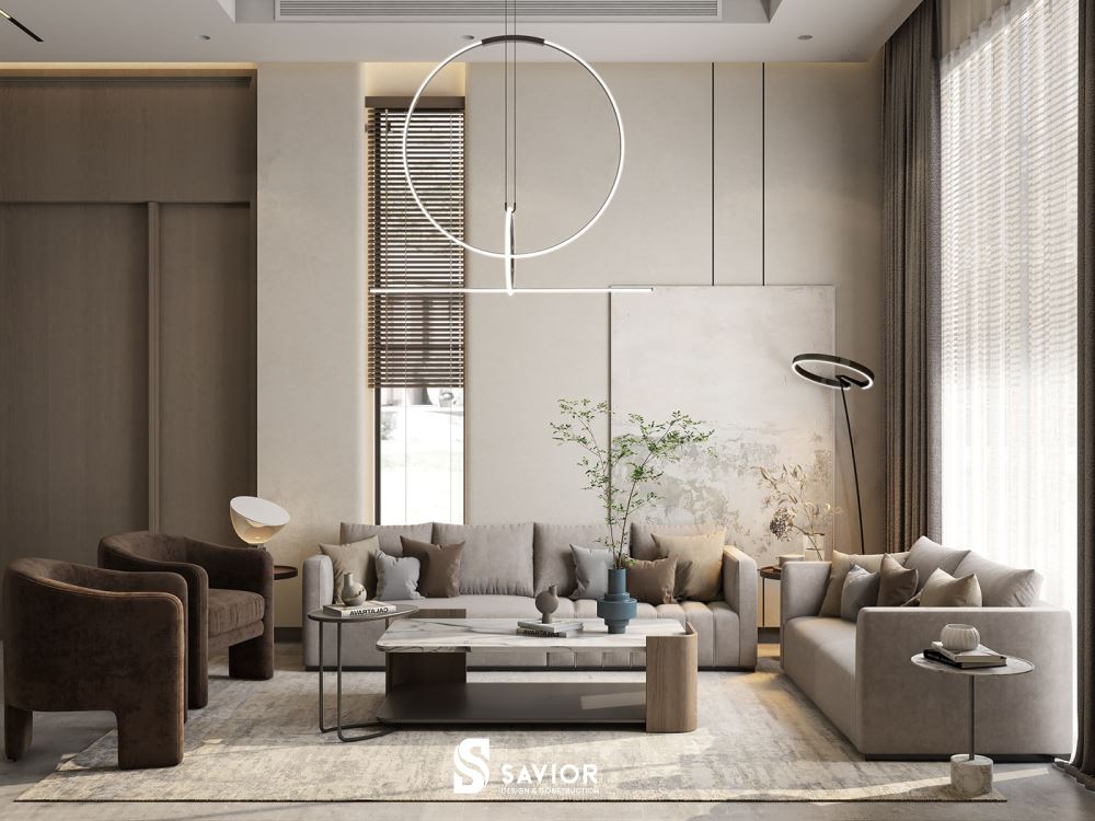 Nội thất duplex phong cách thiết kế tối giản