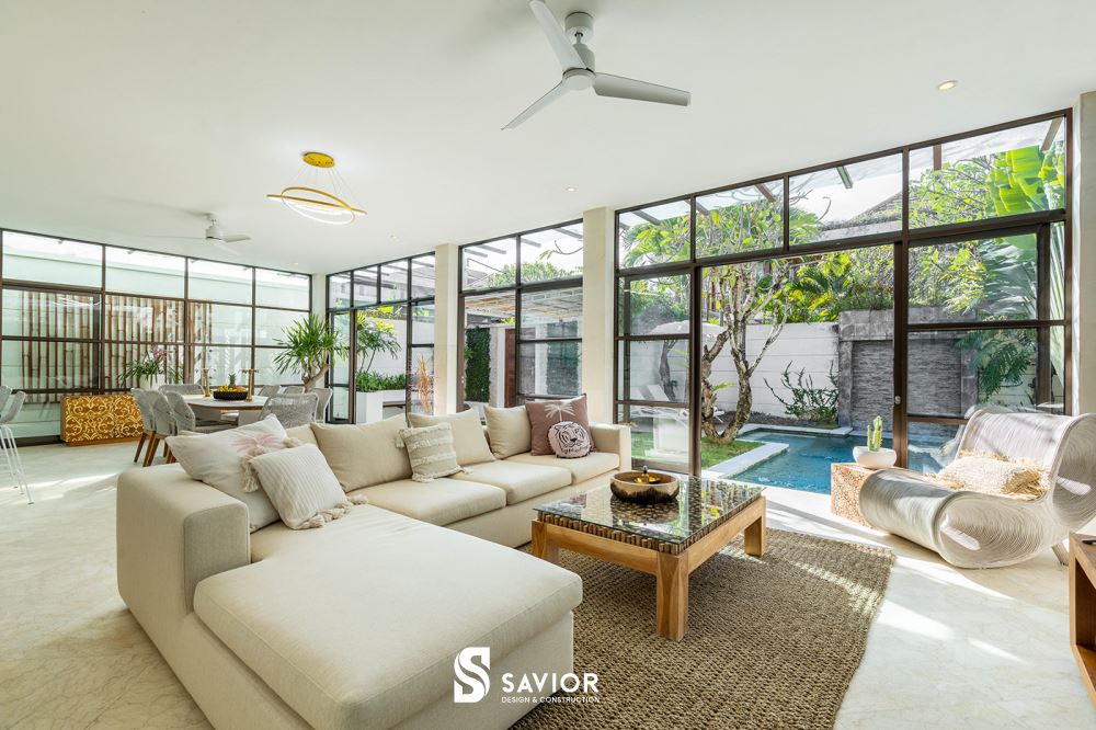 Bố trí không gian mở cho tổng thể nội thất