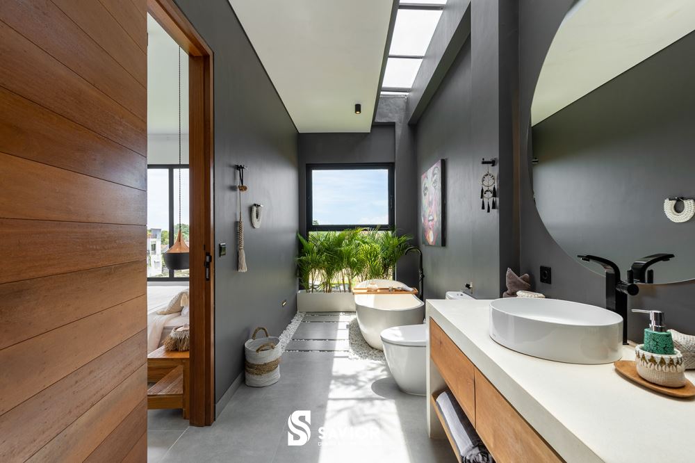 Phòng tắm độc đáo, hòa mình cùng tự nhiên