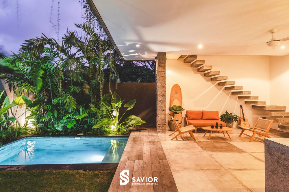 Không gian nhà vườn phong cách Tropical thư thái