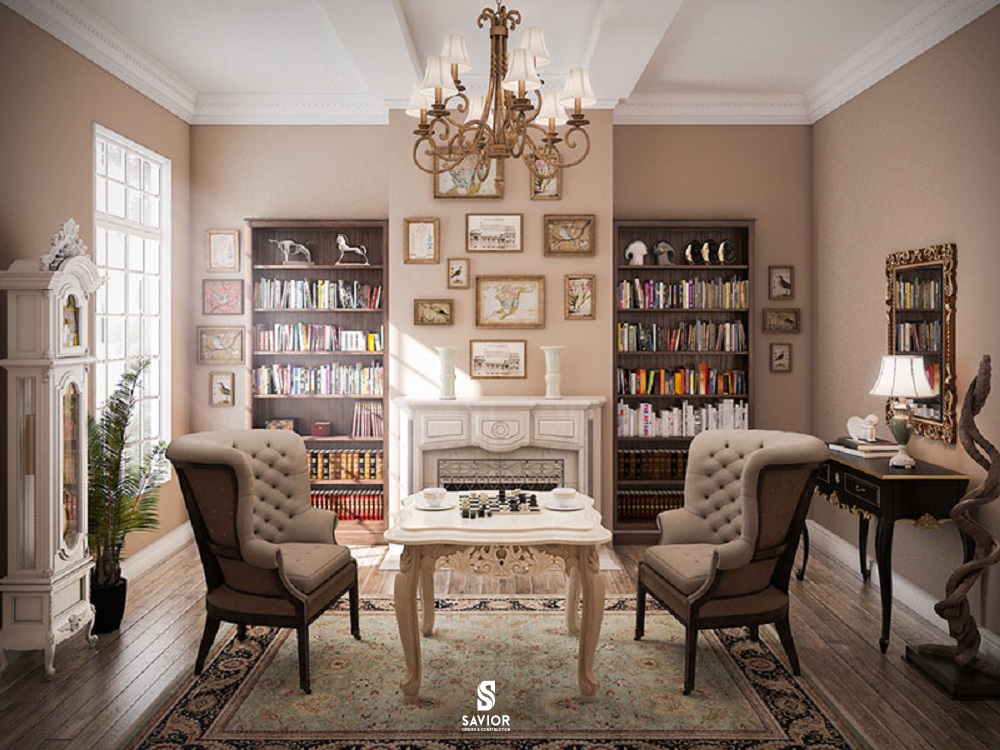 nội thất biệt thự cổ điển