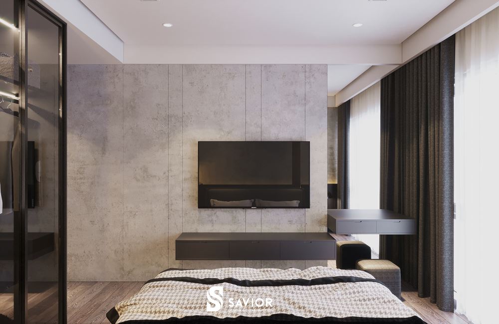 Tông màu chủ đạo đen - trắng là 2 gam màu đặc trưng của phong cách hiện đại