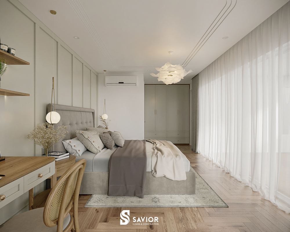 Thiết kế tủ quần áo âm tường tiết kiệm diện tích