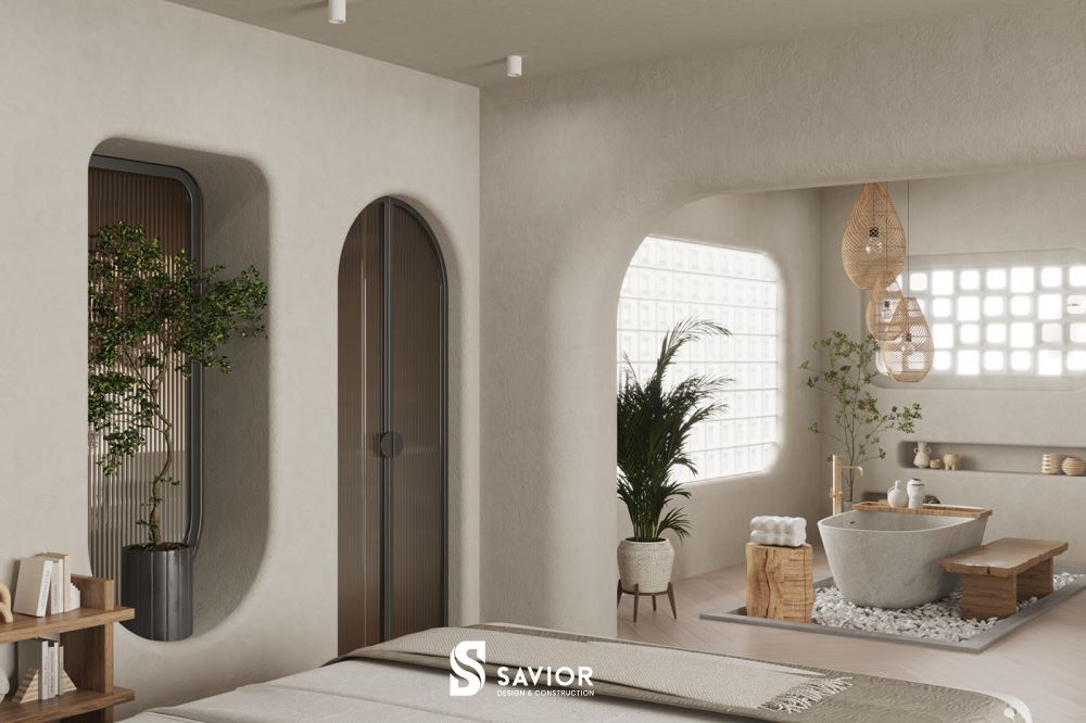 Không gian sống thoáng đãng, nhẹ nhàng và gần gũi với thiên nhiên