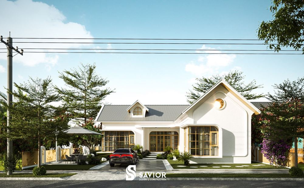 Phong cách tối giản dành cho mẫu nhà 1 tầng 4 phòng ngủ