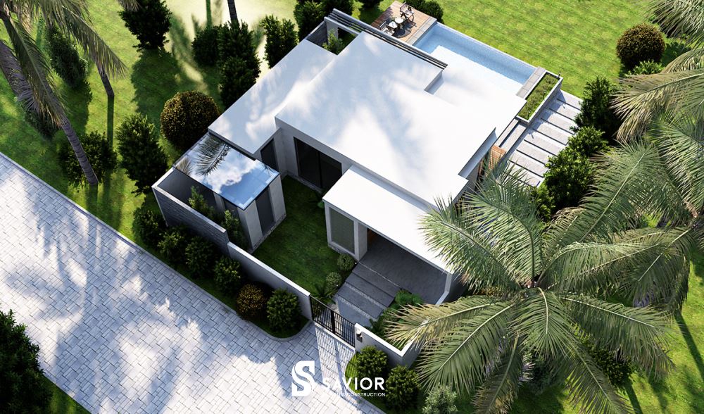 Thiết kế mái bằng hiện đại