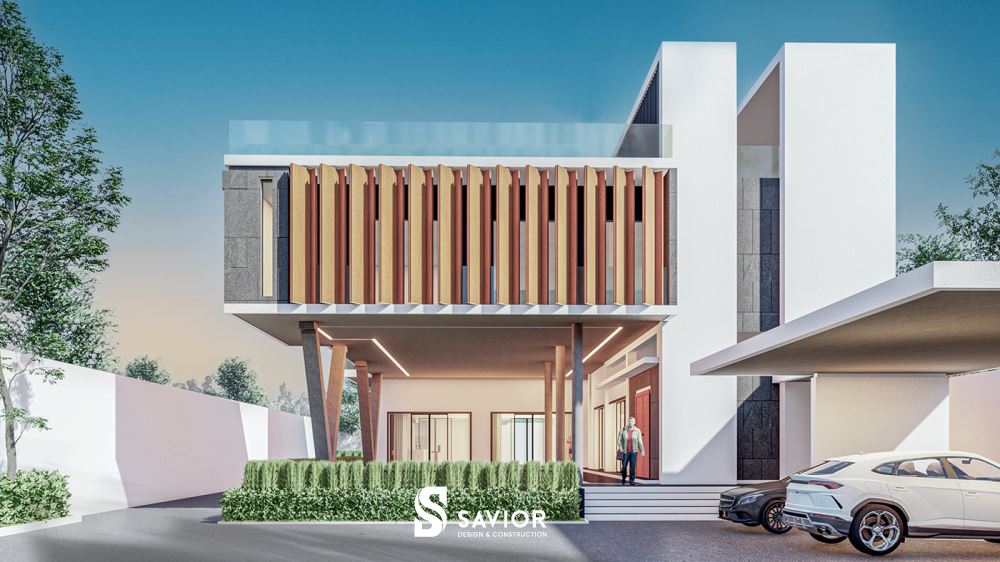 Thiết kế độc đáo tạo điểm nhấn cho căn nhà