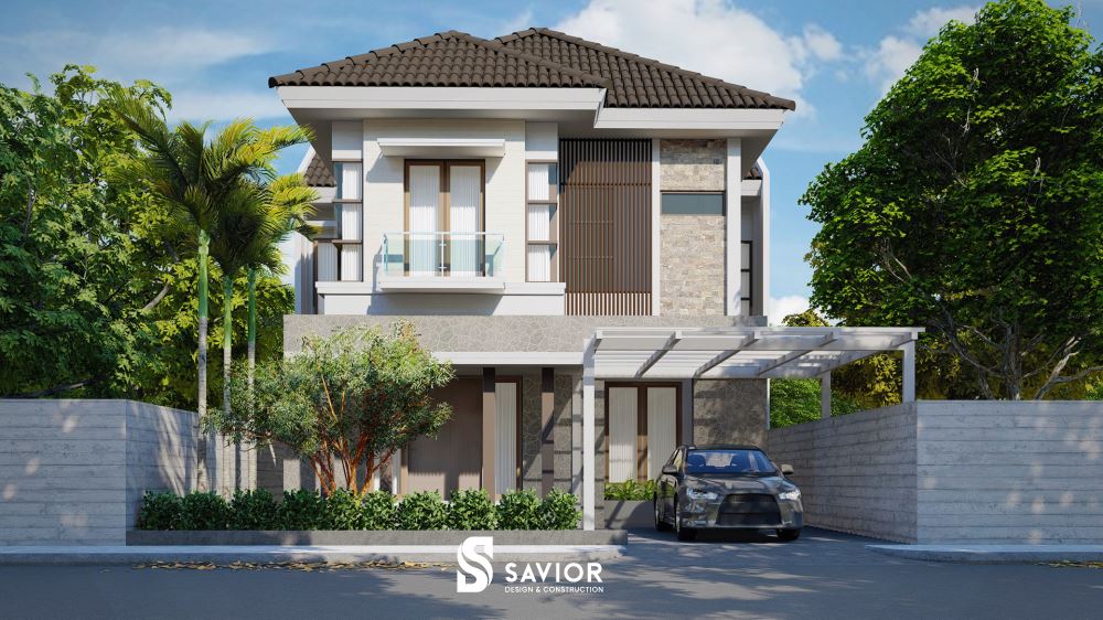 thiet ke nha dep 2 tang