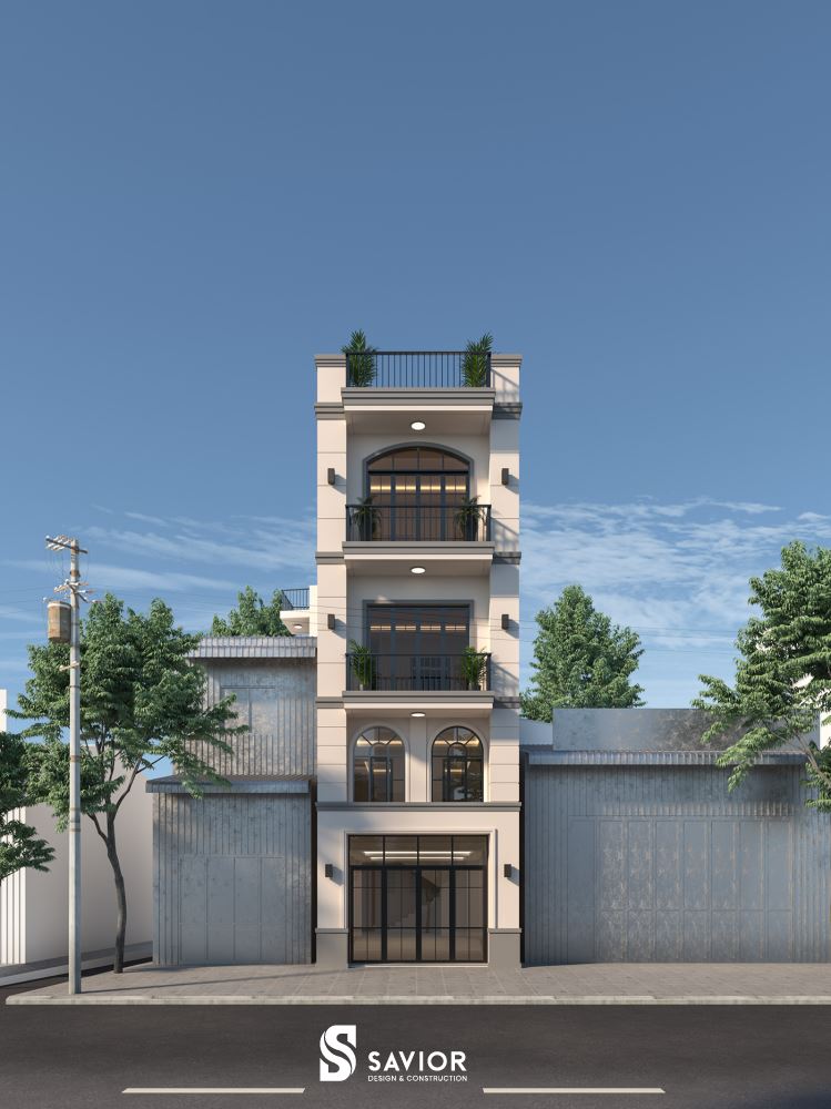 Mẫu thiết kế nhà đẹp 5x14 trên đất 5x20