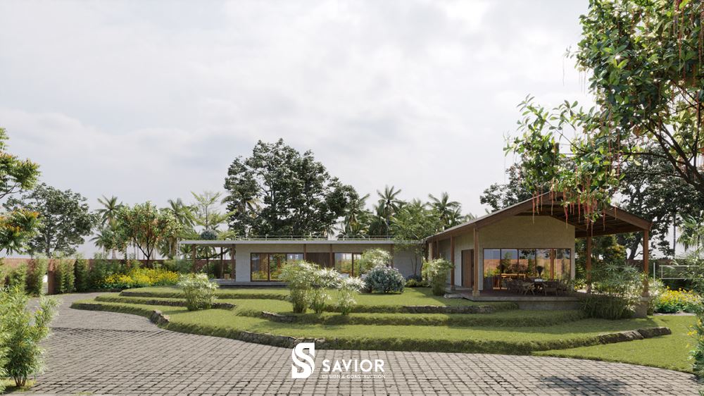 Tâm hồn thư thái với khung cảnh yên bình của những ngôi nhà vườn