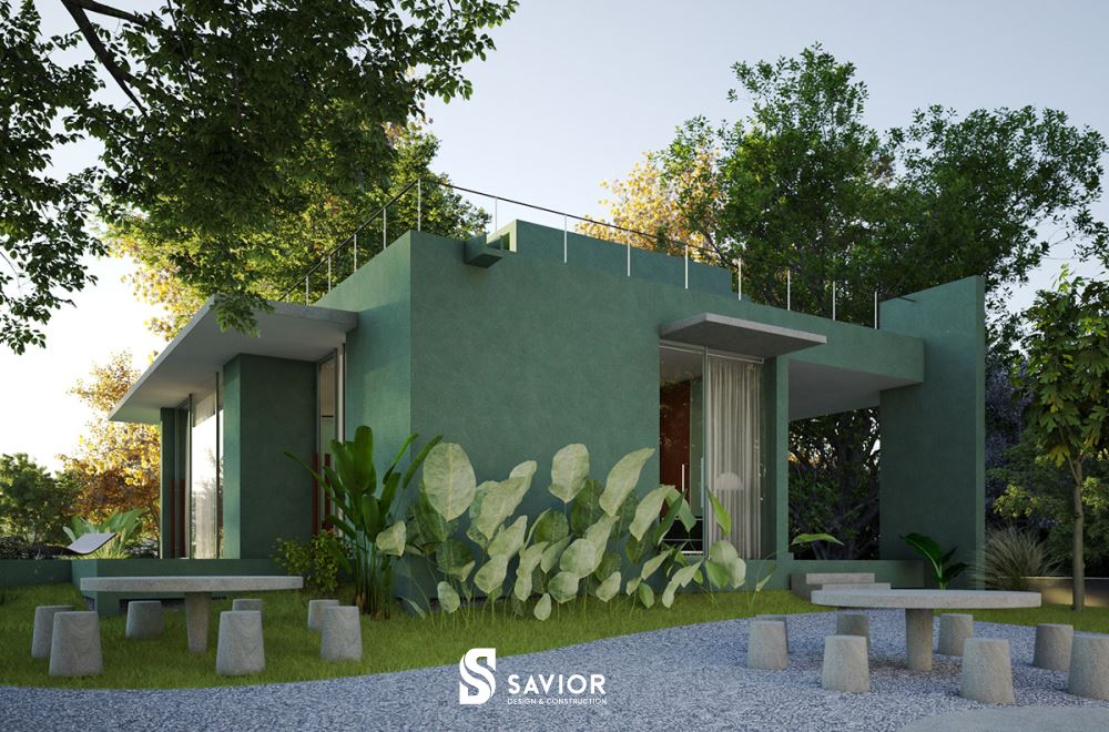 Căn nhà được thiết kế nhỏ gọn, tập trung vào công năng sử dụng theo mong muốn của gia chủ