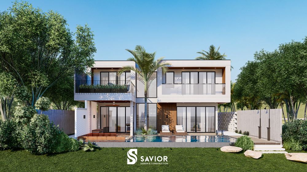 Căn nhà có diện tích khá lớn, mang đến không gian sống đầy thoải mái