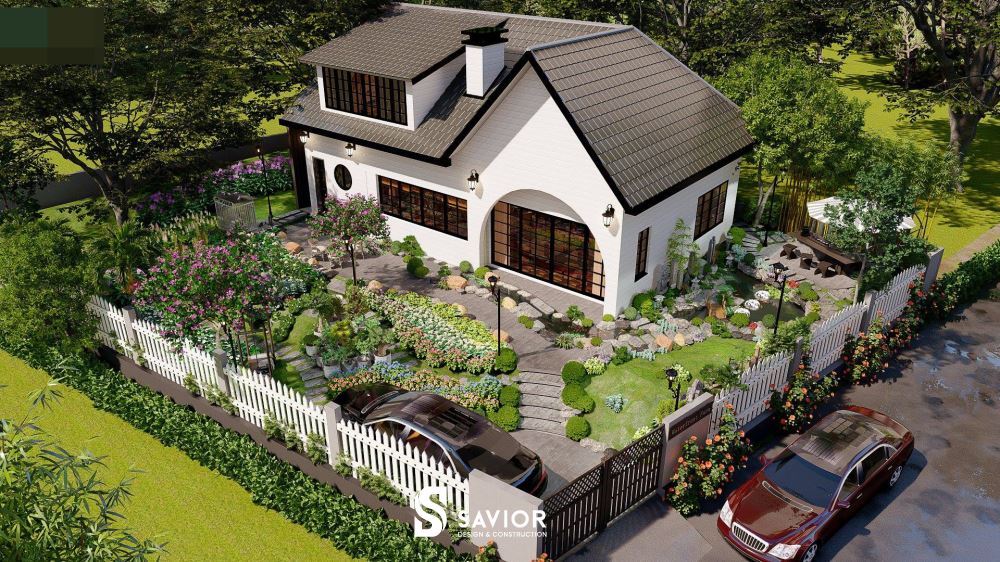 thiet ke nha vuon dep