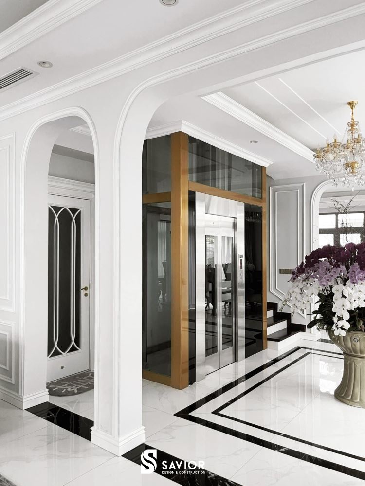 Không gian căn biệt thự thoáng đãng, thuận tiện và thư thái