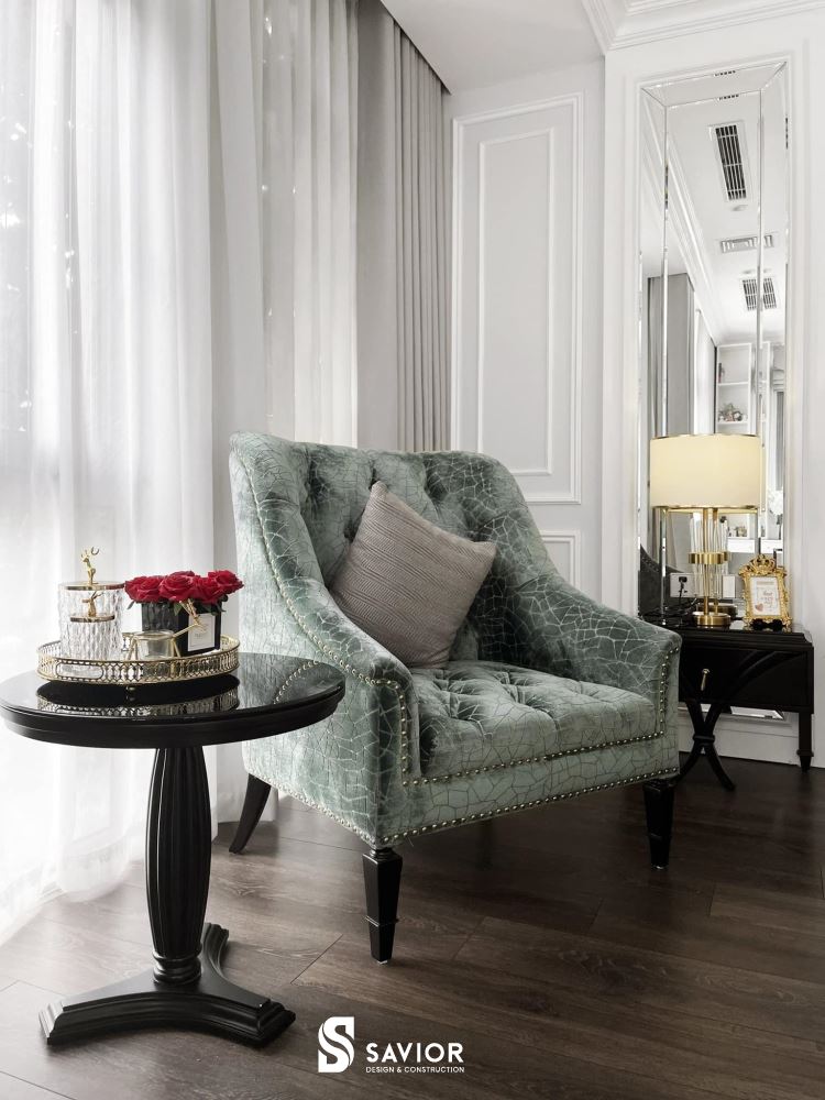 Từng góc nhỏ đều được bài trí quý tộc, kiêu sang