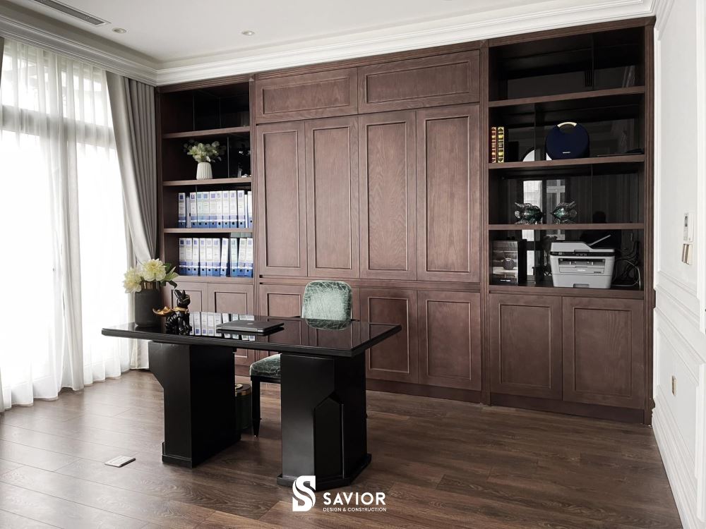 Không gian phòng làm việc tiện nghi, thoải mái