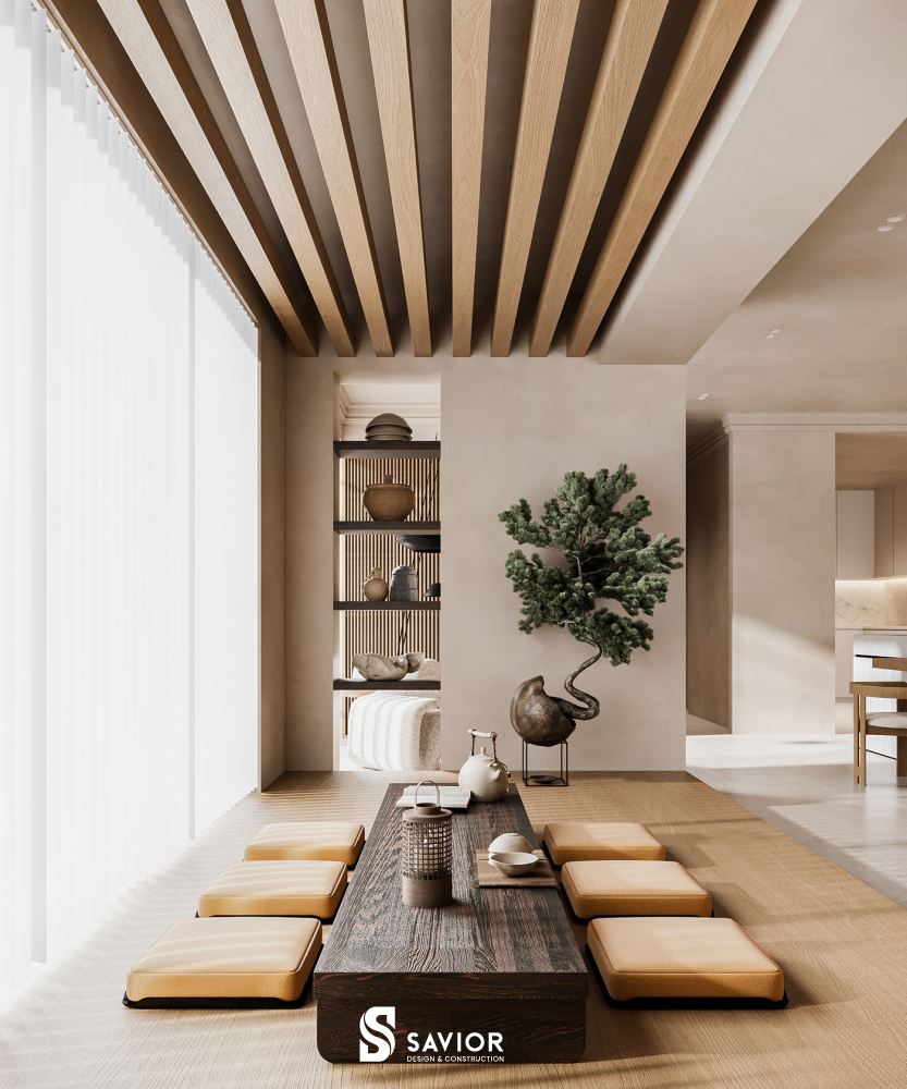 Không gian trà đạo mang đậm phong cách Nhật Bản