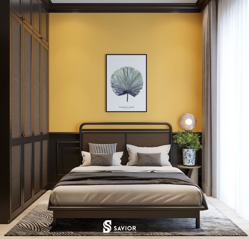 Bên cạnh tông màu trầm ấm, những gam màu nổi bật như vàng đồng rất đươc ưa chuộng