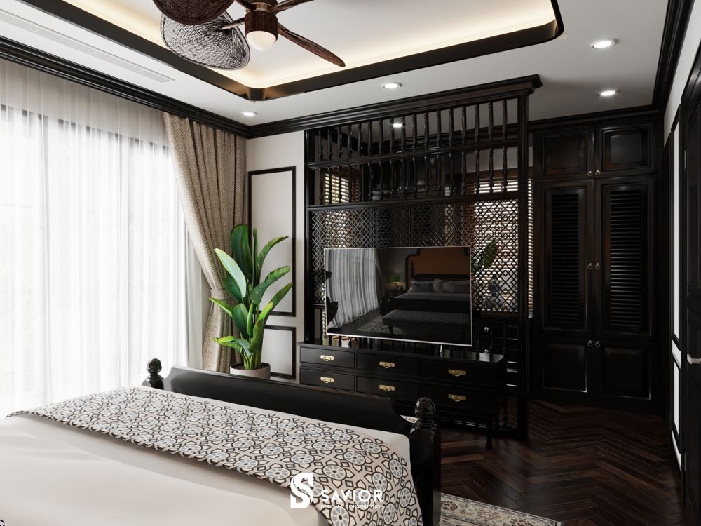 Vách gỗ mang đậm nét văn hóa Việt Nam