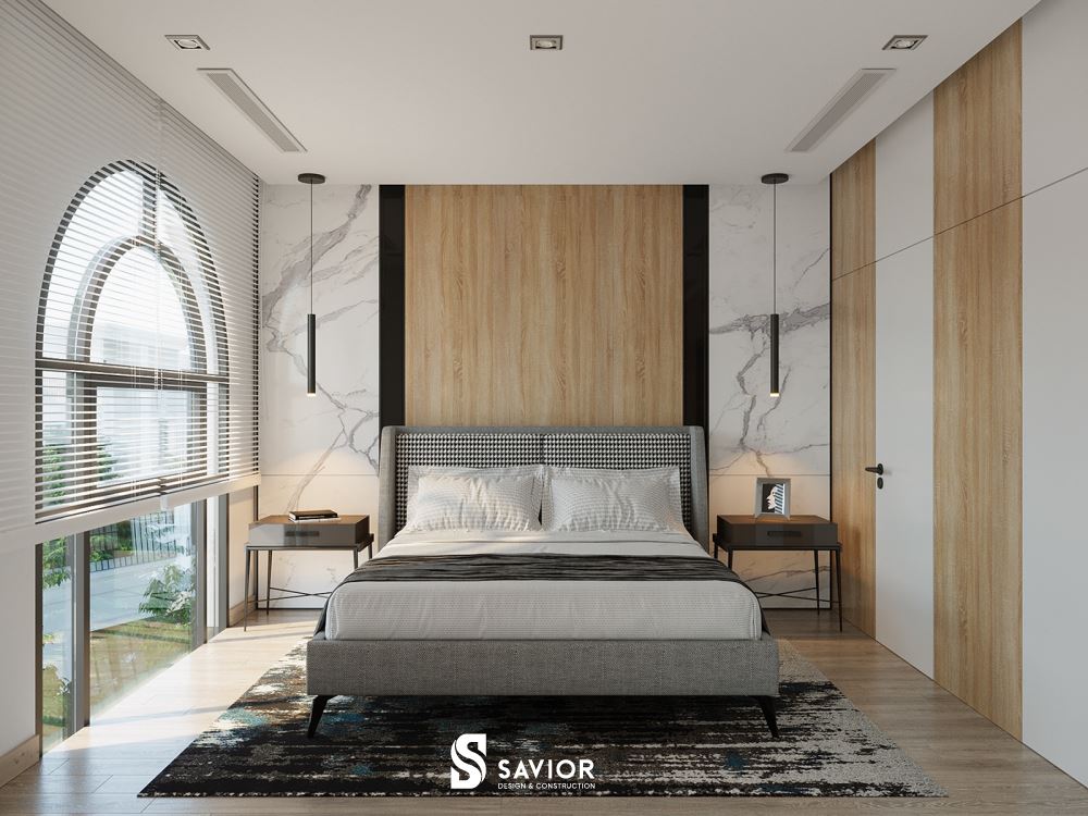 Phòng ngủ hiện đại, thoải mái và nhẹ nhàng