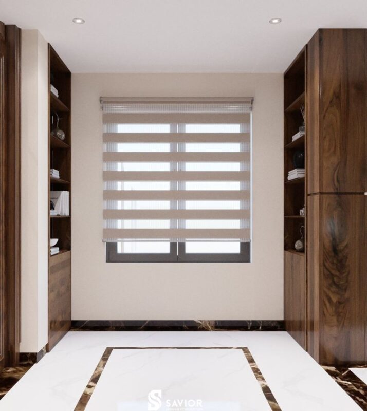 Không gian nội thất được bố trí thông thoáng