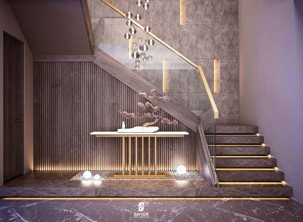 Biệt thự hiện đại được trang trí nội thất một cách tinh tế, khéo léo để có được nét đẹp sang trọng và hài hòa 