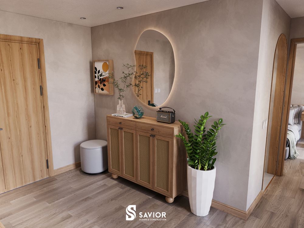 Nội thất mây tre đan là một đặc trưng thường thấy của phong cách Farmhouse