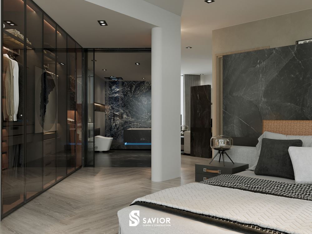 Hệ tủ quần áo cánh kính kết hợp đèn Led được ưa chuộng