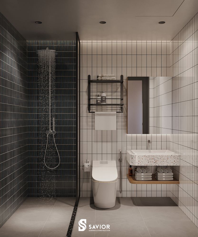 Tiện nghi, hiện đại cho không gian nhà vệ sinh