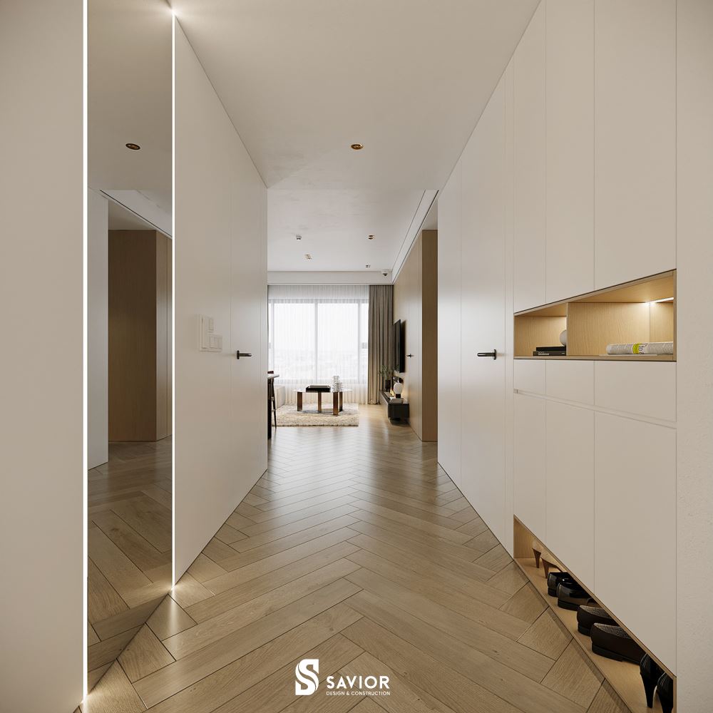 Mẫu thiết kế chung cư 3 phòng ngủ 70m2