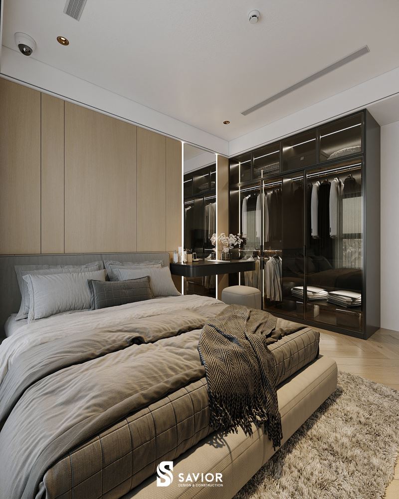 Hệ tủ quần áo cánh kính hiện đại và thuận tiện