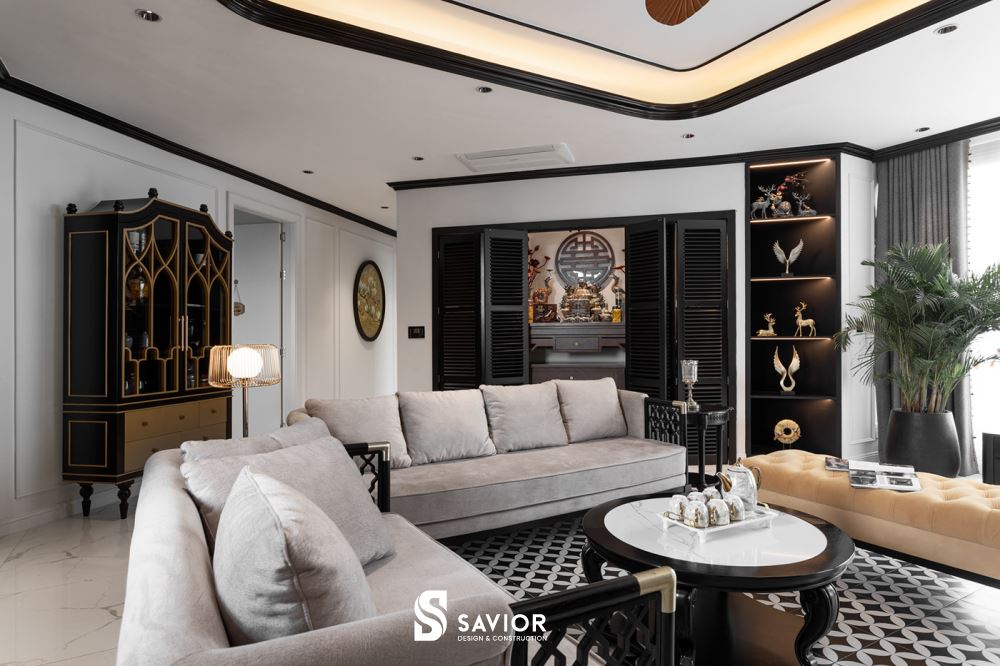 Tổng quan phòng khách của căn hộ