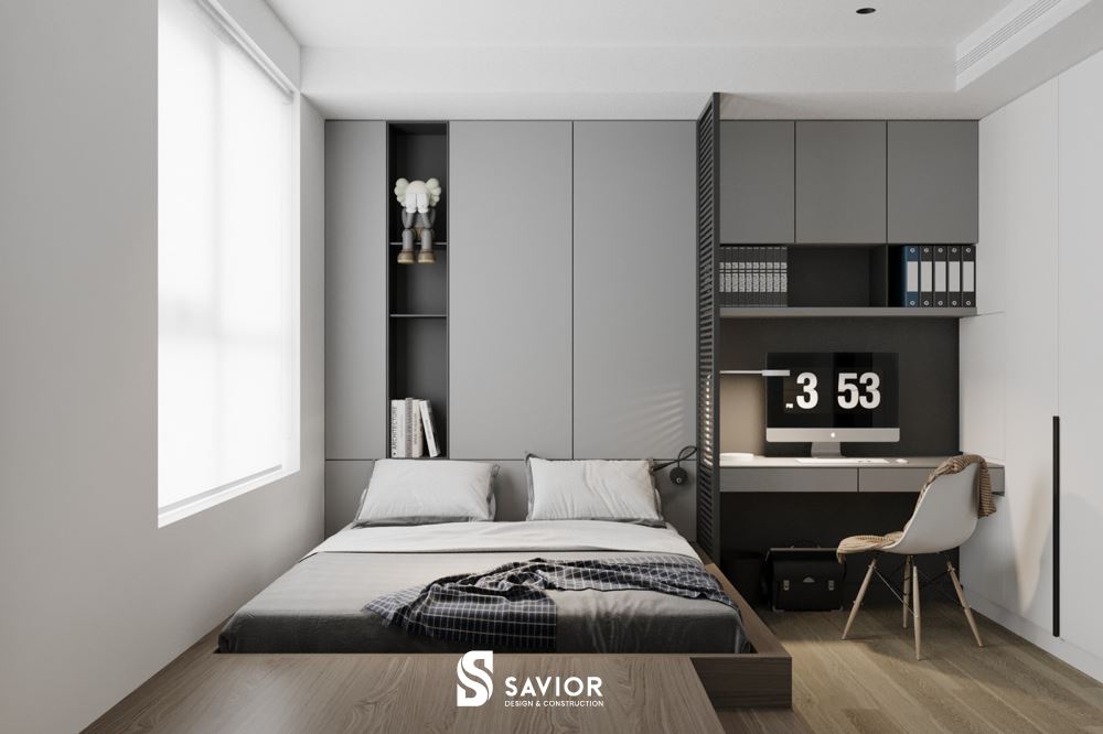 Phòng ngủ phụ tối ưu hóa diện tích