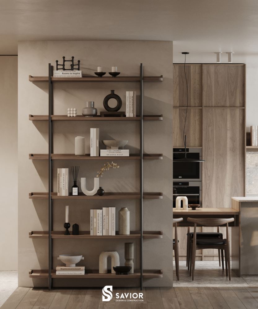 Mẫu thiết kế nội thất căn hộ 90m2 phong cách tối giản, tập trung vào công năng sử dụng