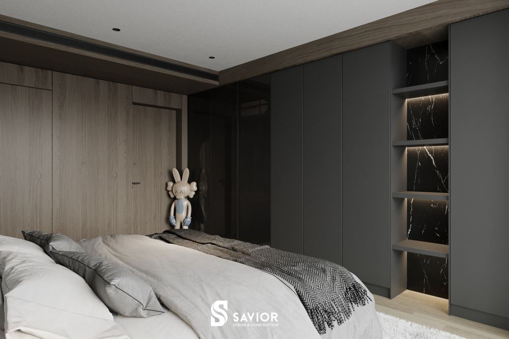 Bề mặt nội thất nhẵn bóng tạo sự thông thoáng cho không gian