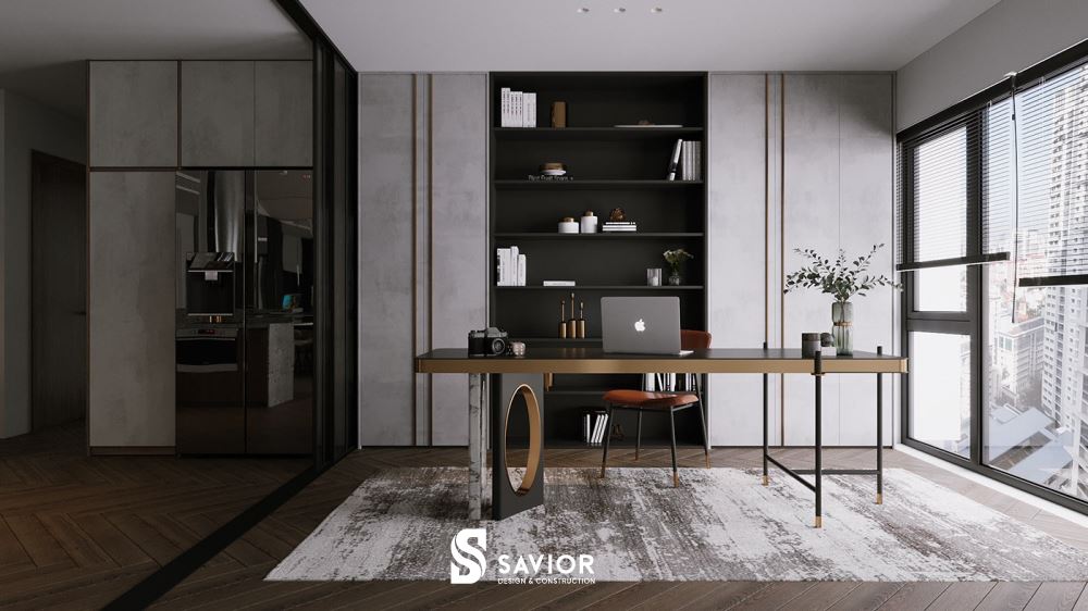 Mẫu thiết kế nội thất chung cư 70m2 hiện đại