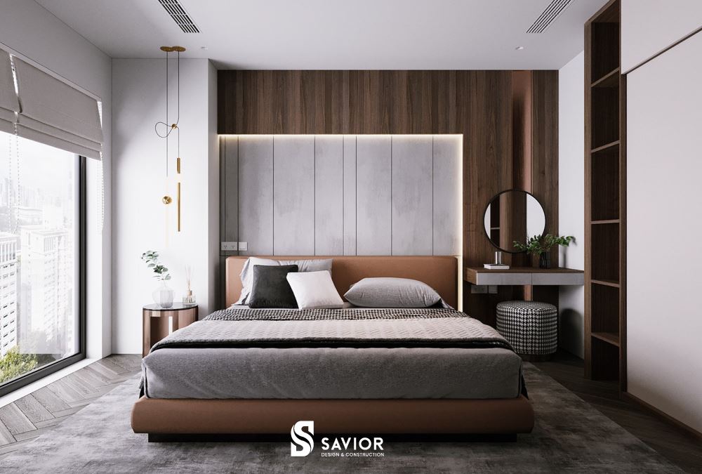 Thiết kế nội thất chung cư 70m2 1 phòng ngủ thoáng rộng