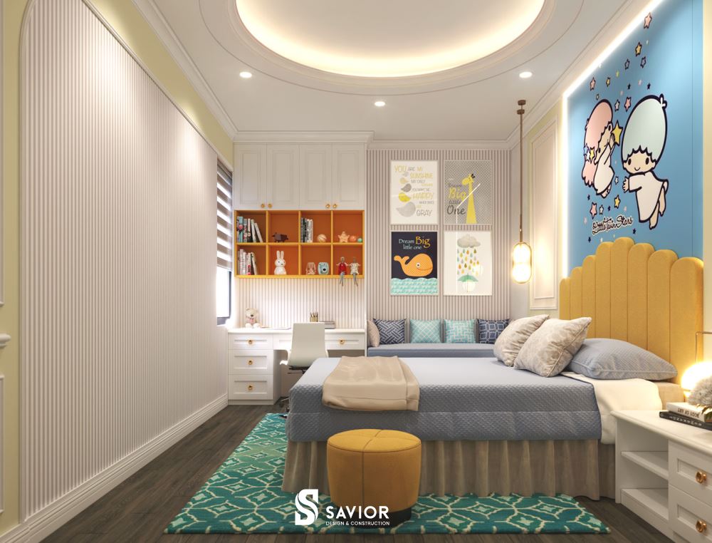 Không gian căn phòng được thiết kế tối ưu diện tích, mang đến sự thoải mái