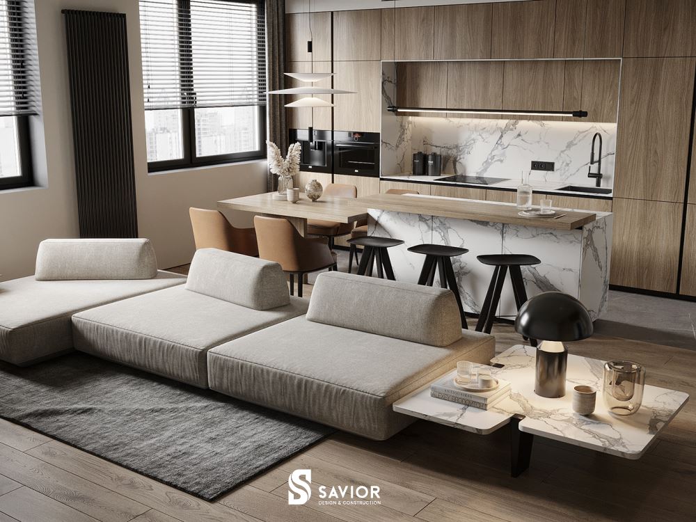 Đơn giá thiết kế nội thất chung cư 70m2 như thế nào?