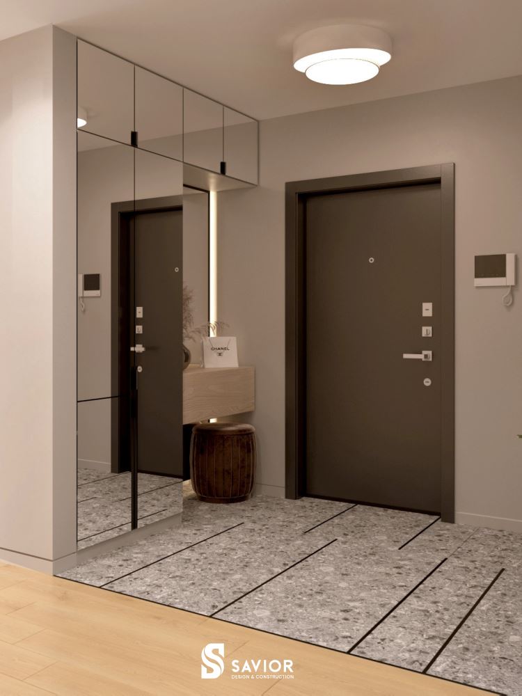 Thiết kế nội thất chung cư hiện đại 80m2 với những chi tiết tinh giản