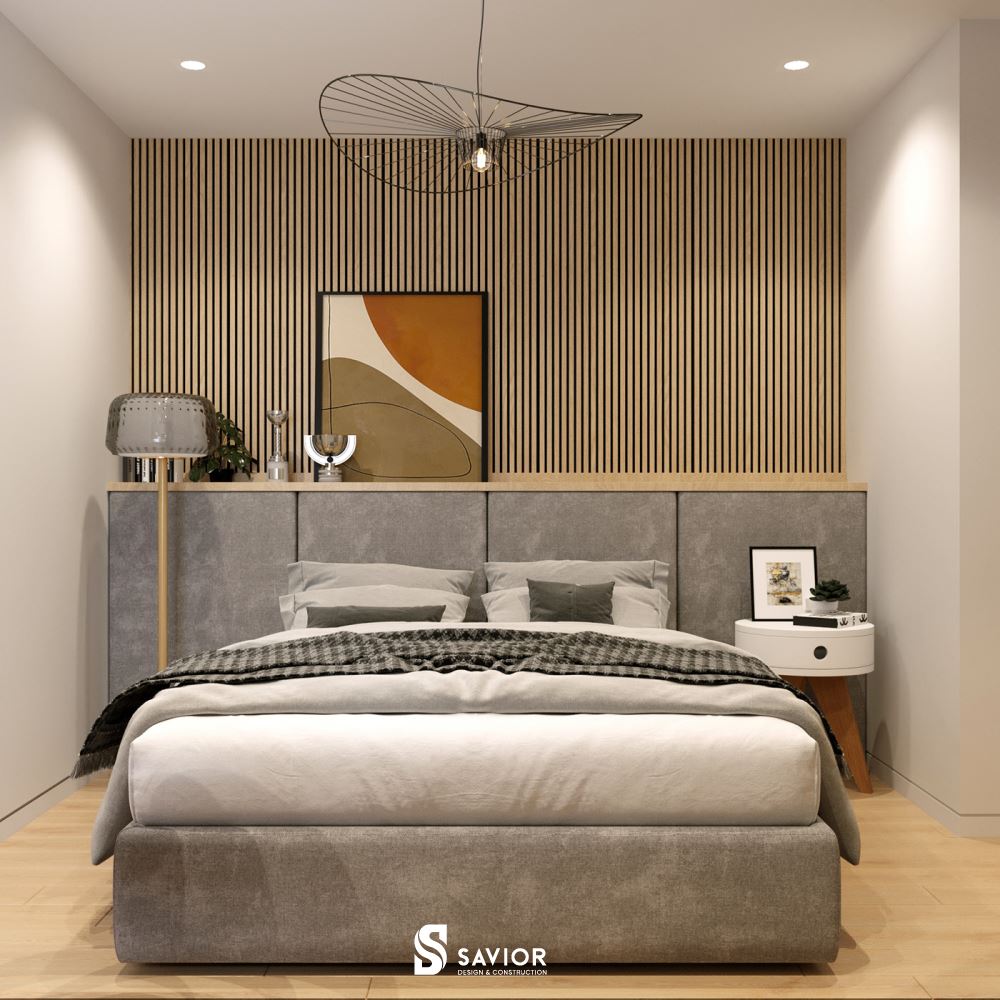 Phòng ngủ thiết kế tối ưu, tập trung vào công năng sử dụng tối đa