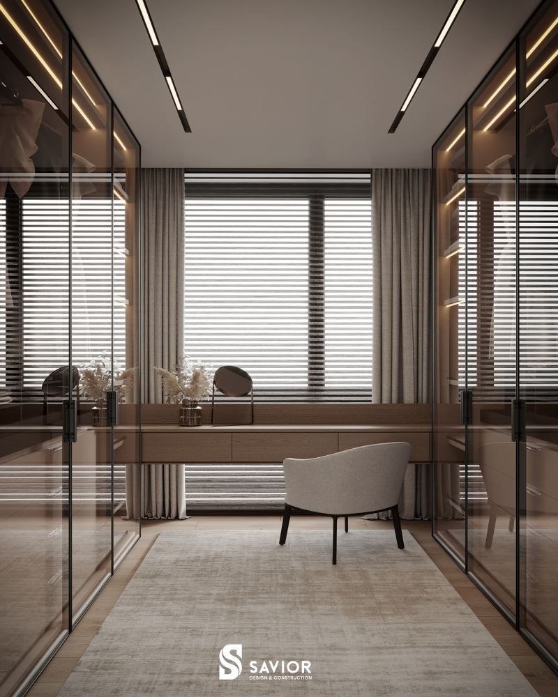 Hệ tủ quần áo cánh kính rất được ưa chuộng